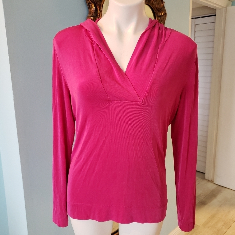 Chico's Pink Long Sleeve Top